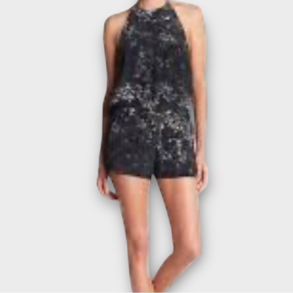 Mikoh Women’s Takaroa Romper XS 100% Silk Leopard Animal Print Quiet Luxury NWT